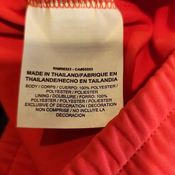 NWT Sz XS🔥Nike Women's Dri-Fit 3" Shorts Coral Red Training Short - Picture 5 of 5